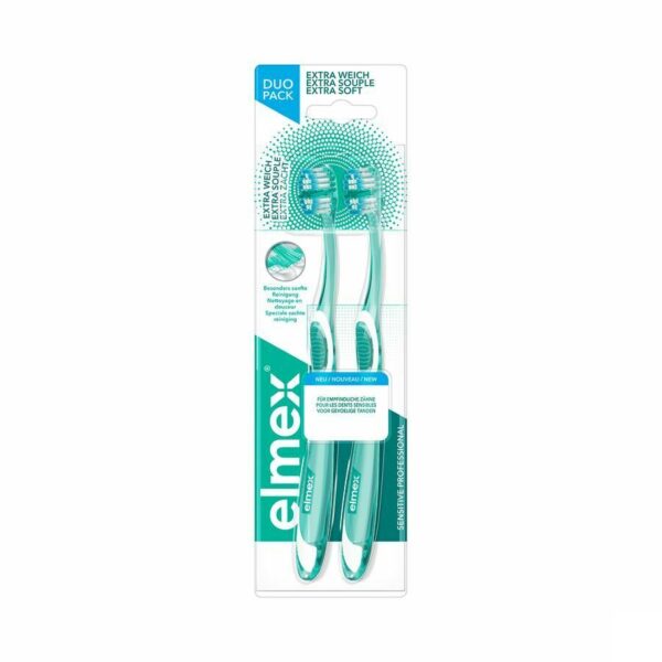 Elmex Sensitive Pro Tandenborstel Extra Zacht Duo